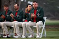 Captain Nathan Smith of Team United States claps during day two of the 50th Walker Cup at Cypress Point Club (Image Source: Getty)